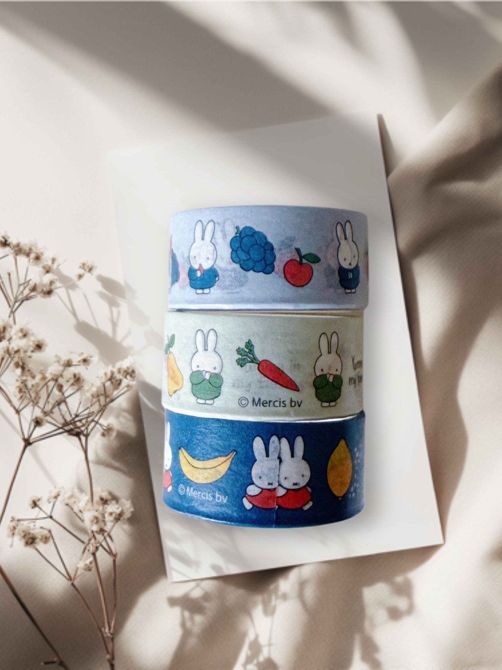Miffy Decorative Washi Tape Set - 3pcs